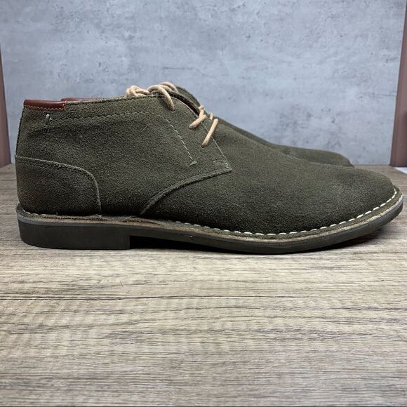 Kenneth Cole Reaction~Men\'s Desert Sun~Suede~Chukka Boots~Green~Size 13M‎ main image 8